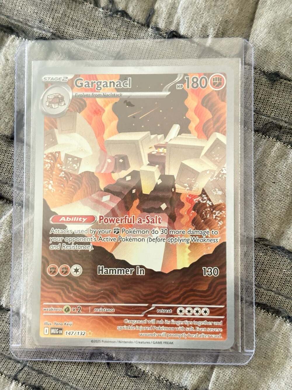 Pokemon TCG Mega Evolution Garganacl 147/132